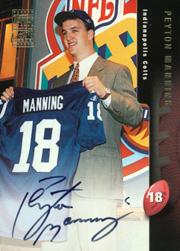 1998 Topps Autographs #A10G Peyton Manning Gold