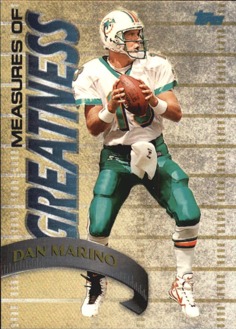 1998 Topps Measures of Greatness #MG13 Dan Marino
