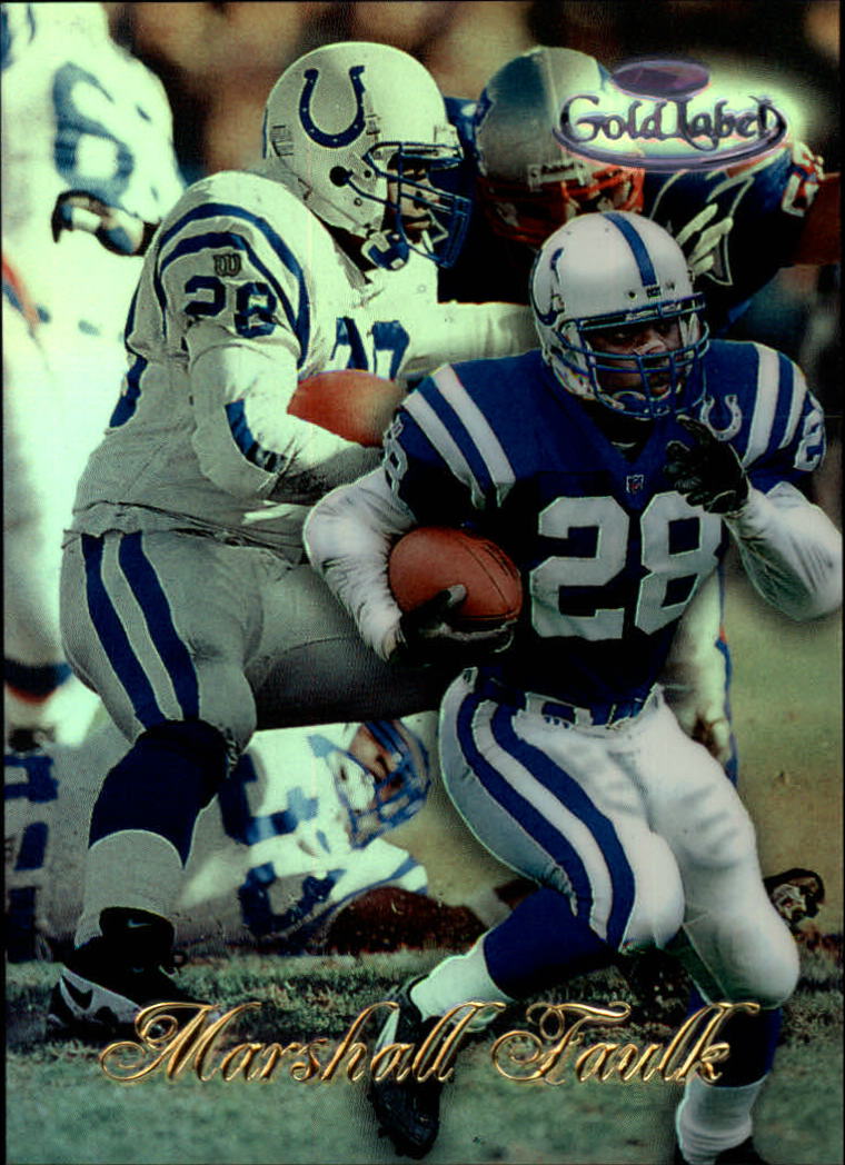 1998 Topps Gold Label Class 1 Black #11 Marshall Faulk