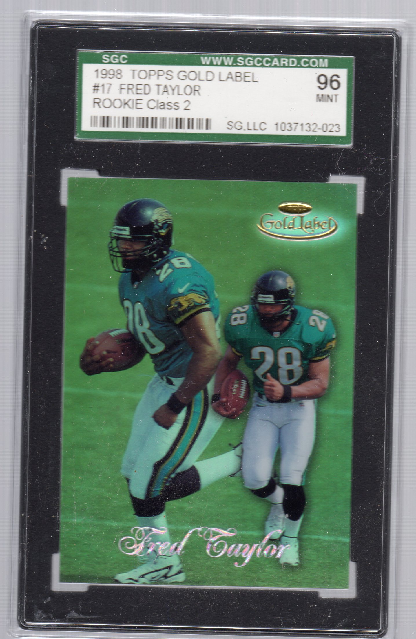 1998 Topps Gold Label Class 2 #17 Fred Taylor