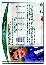 1998 Topps Season Opener #1 Peyton Manning RC back image