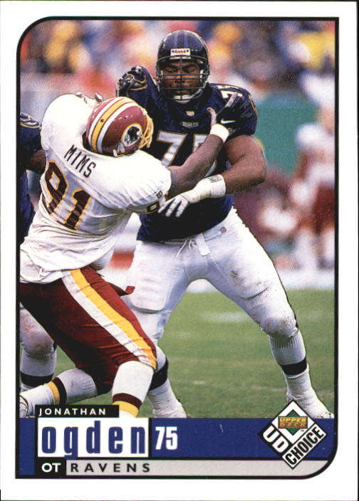 1998 UD Choice #14 Jonathan Ogden