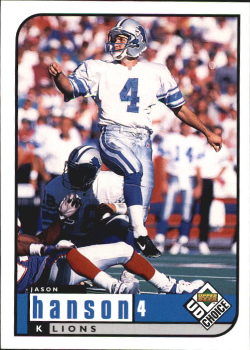 1998 UD Choice #59 Jason Hanson