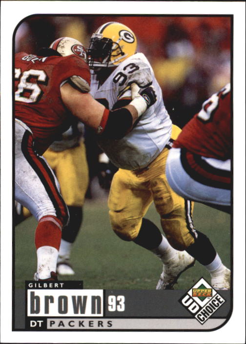1998 UD Choice #65 Gilbert Brown