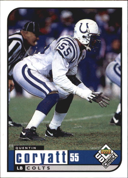 1998 UD Choice #76 Quentin Coryatt