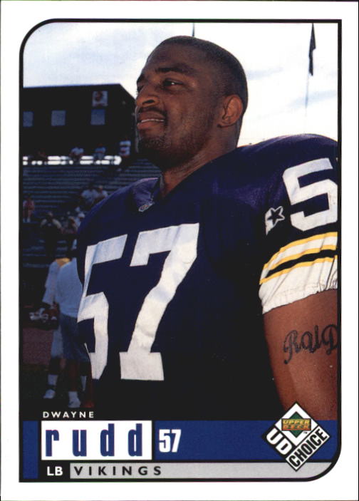 1998 UD Choice #100 Dwayne Rudd