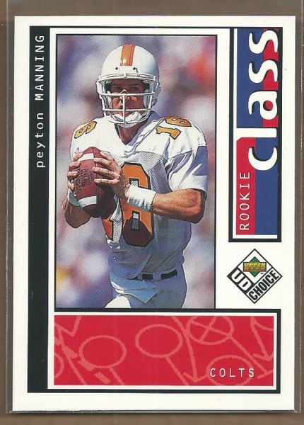 1998 UD Choice #193 Peyton Manning RC