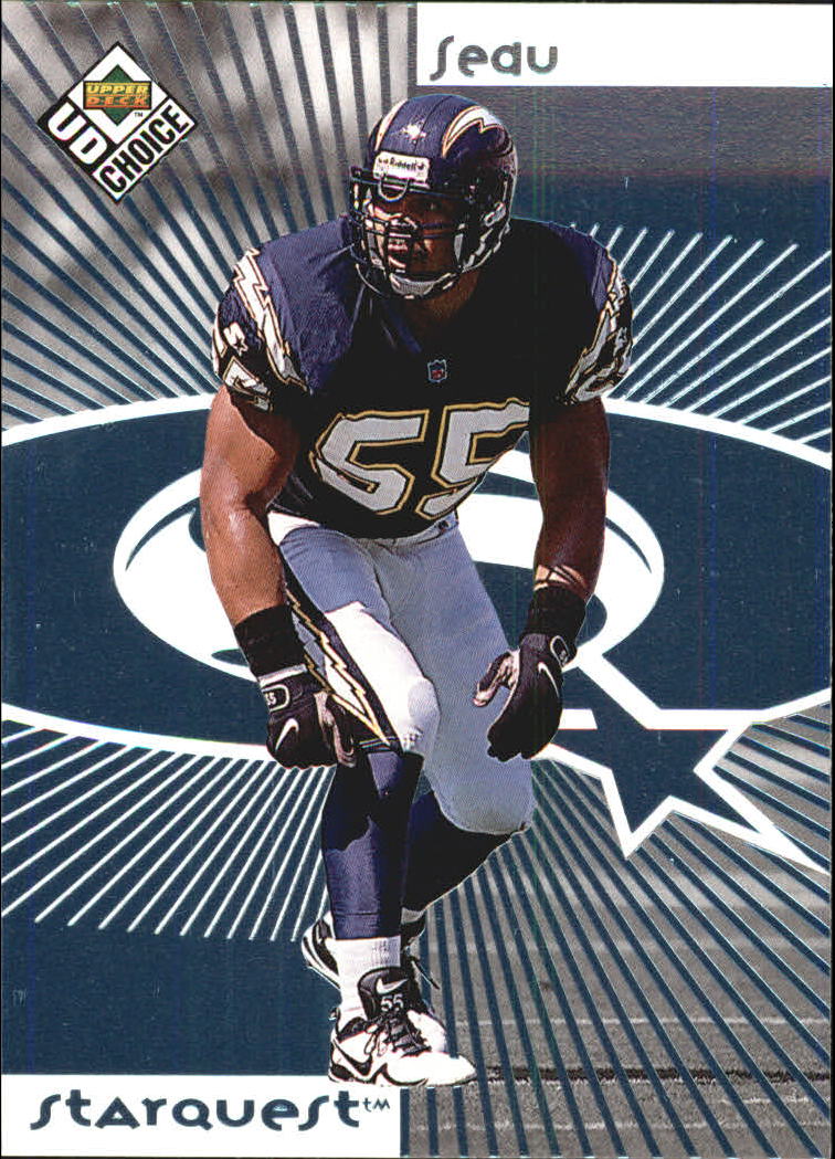 1998 UD Choice Starquest #5 Junior Seau