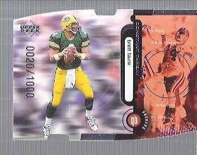 1998 Upper Deck Constant Threat Die Cut Silver #CT4 Brett Favre
