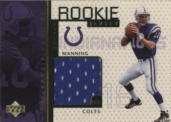 1998 Upper Deck Game Jerseys #GJ16 Peyton Manning