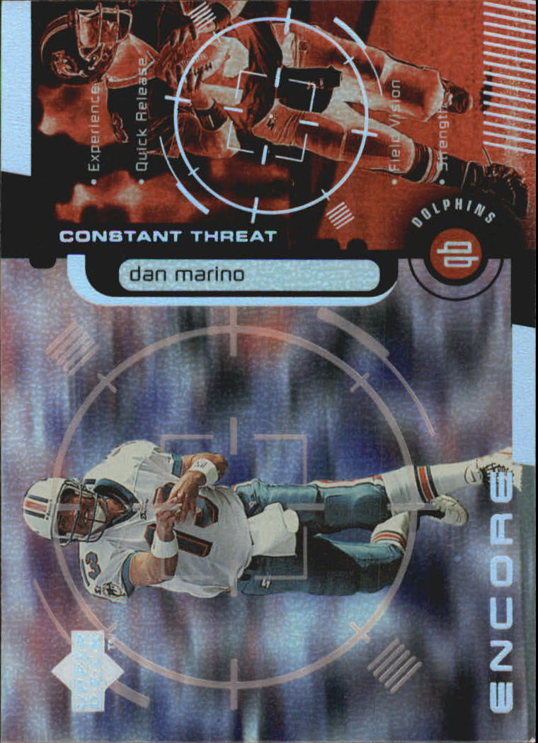 1998 Upper Deck Encore Constant Threat #CT1 Dan Marino