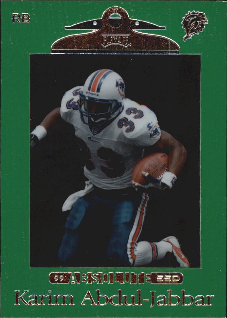 1999 Absolute SSD Green #57 Karim Abdul-Jabbar