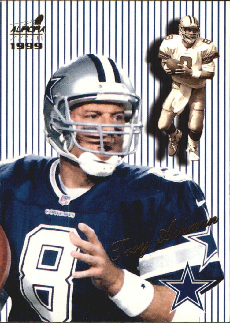 1999 Aurora Pinstripes #40 Troy Aikman