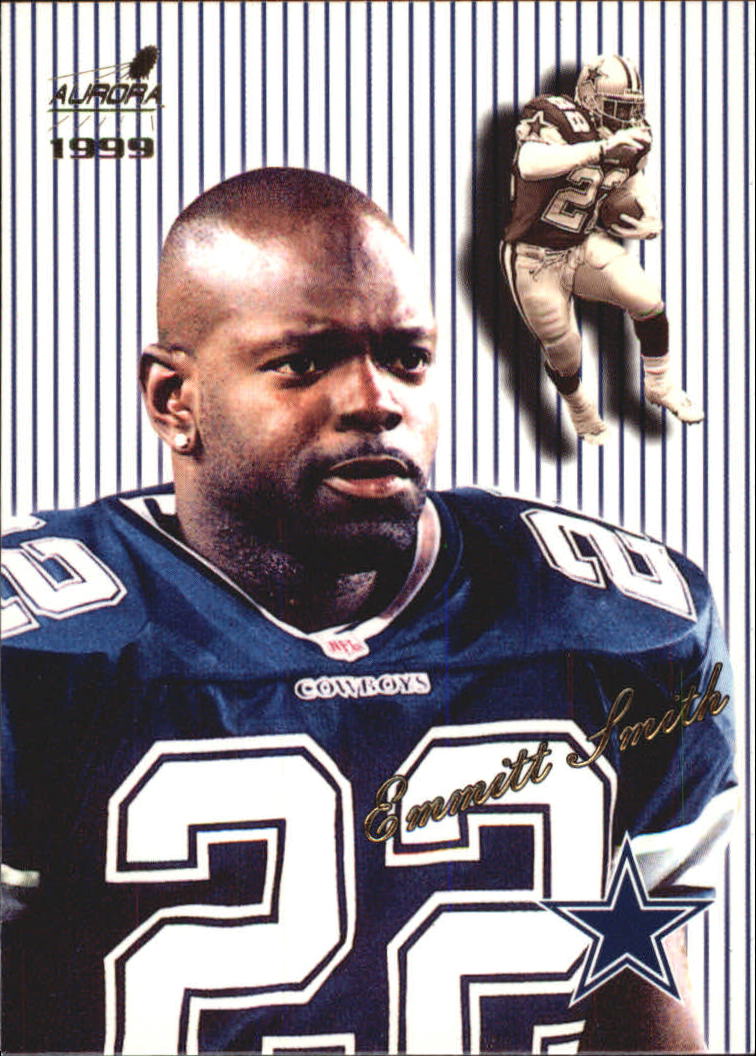 1999 Aurora Pinstripes #44 Emmitt Smith
