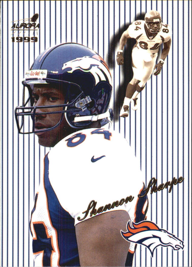 1999 Aurora Pinstripes #49 Shannon Sharpe
