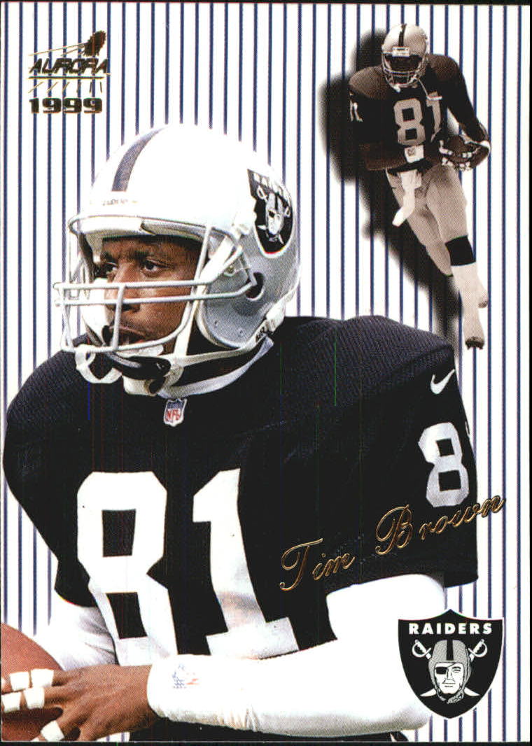 1999 Aurora Pinstripes #104 Tim Brown