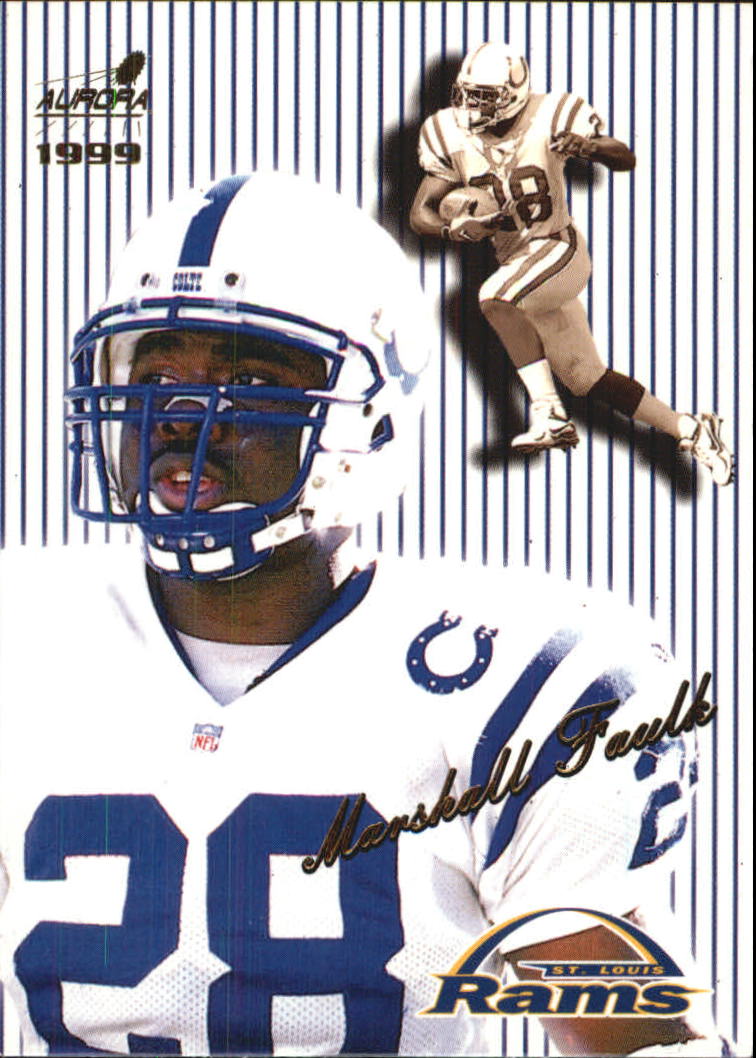1999 Aurora Pinstripes #119 Marshall Faulk
