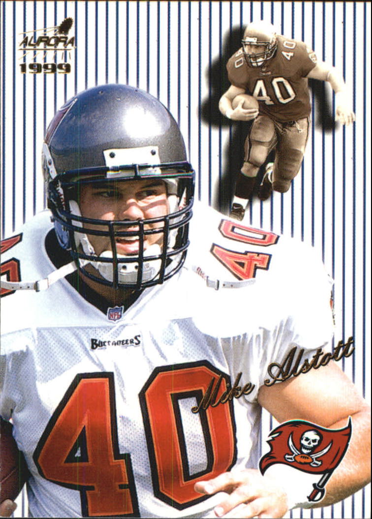 1999 Aurora Pinstripes #137 Mike Alstott
