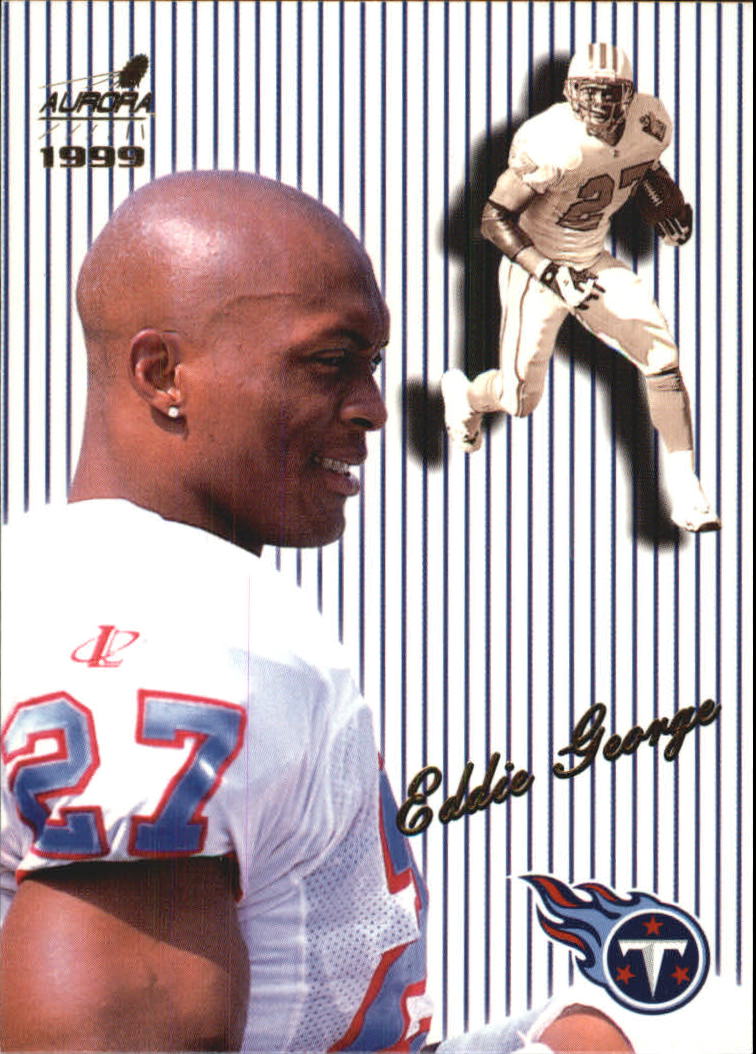 1999 Aurora Pinstripes #143 Eddie George