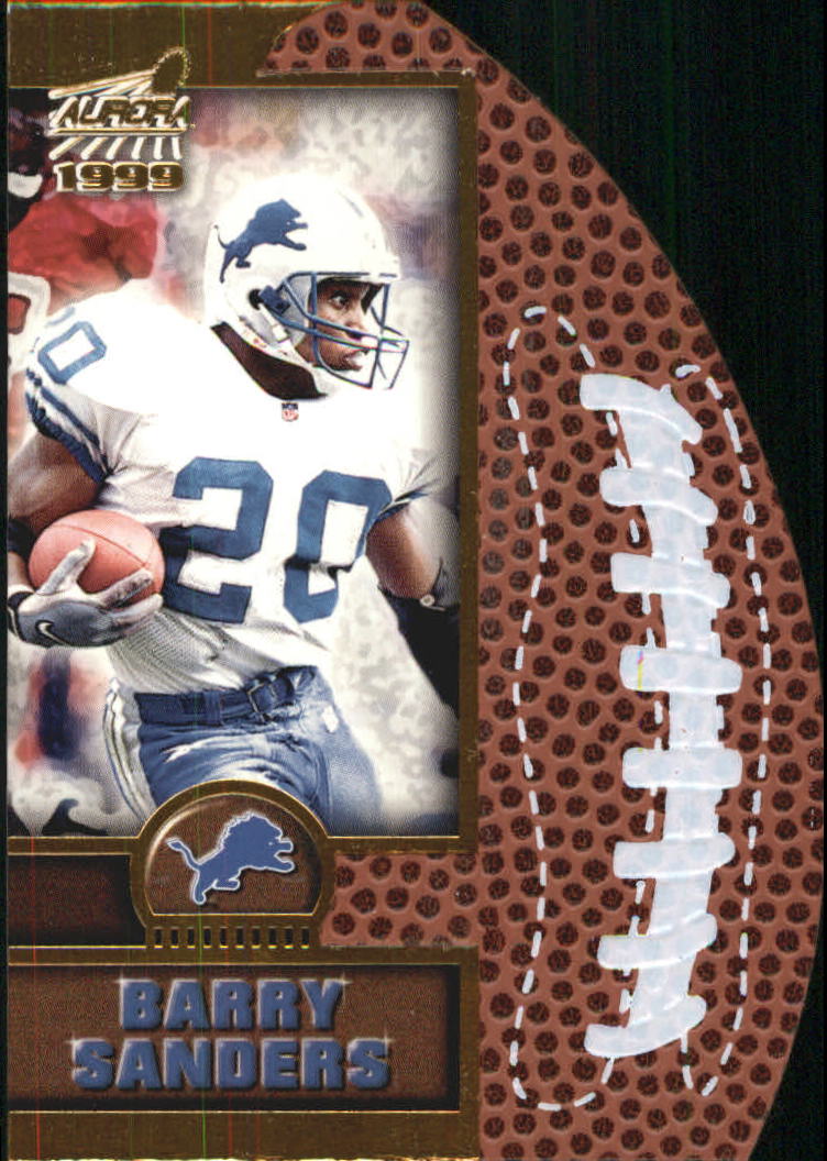 1999 Aurora Leather Bound #7 Barry Sanders