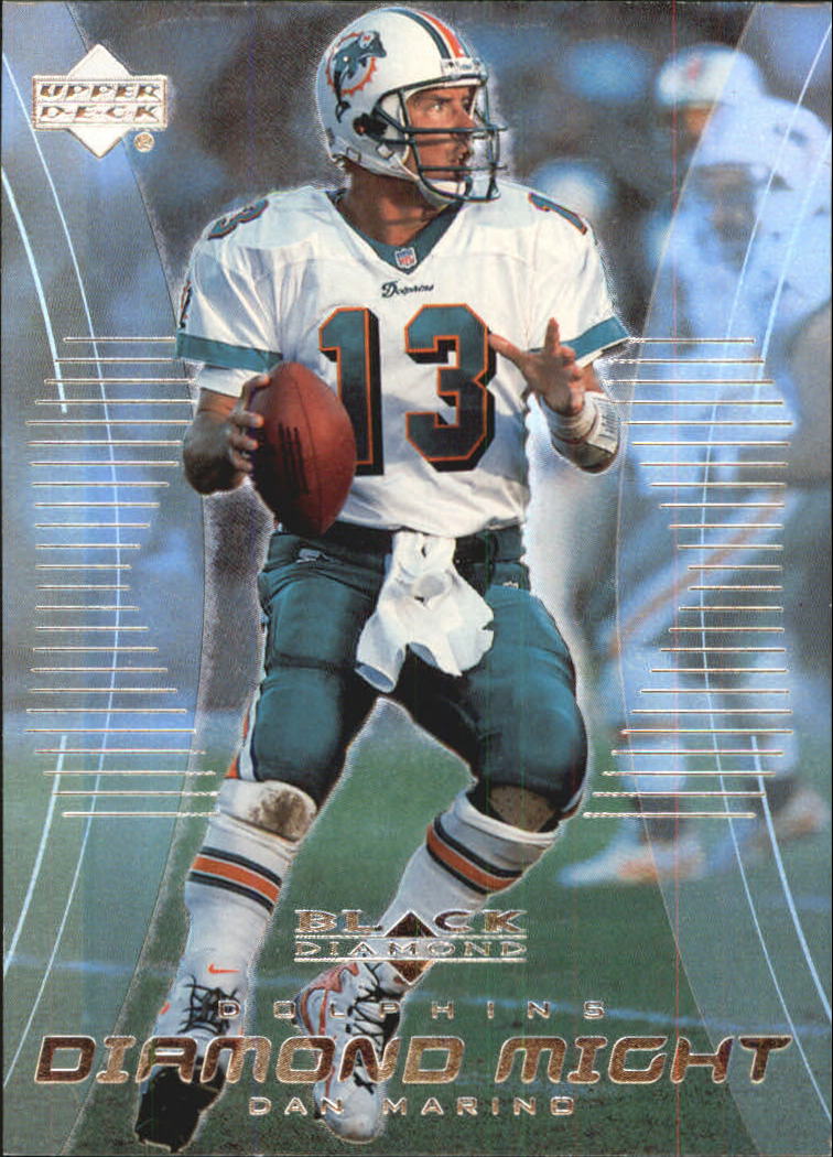 1999 Black Diamond Might #DM4 Dan Marino