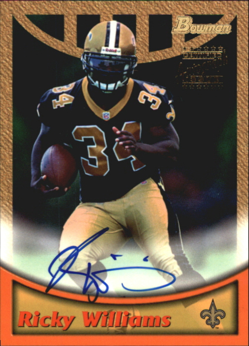 1999 Bowman Autographs #A4 Ricky Williams G