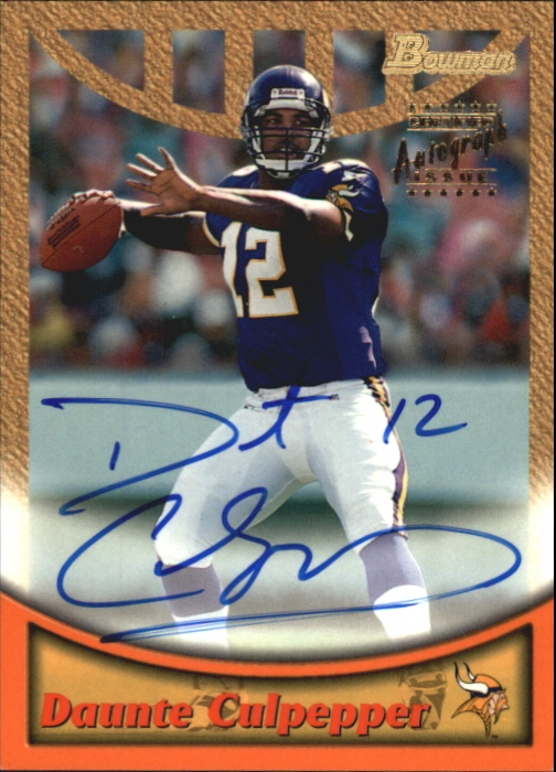 1999 Bowman Autographs #A6 Daunte Culpepper G