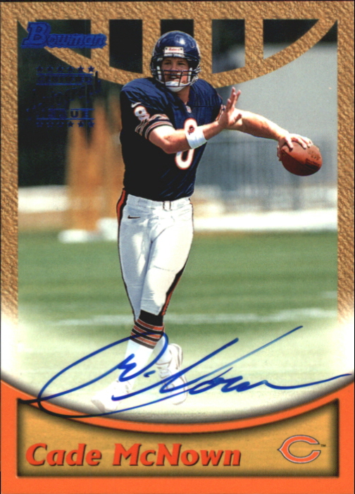 1999 Bowman Autographs #A22 Cade McNown B