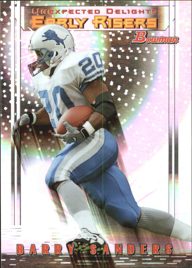 1999 Bowman Late Bloomers/Early Risers #U4 Barry Sanders