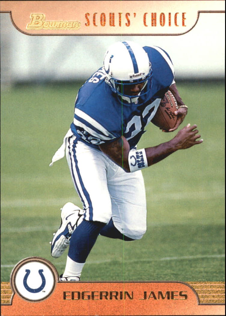 1999 Bowman Scout's Choice #SC3 Edgerrin James