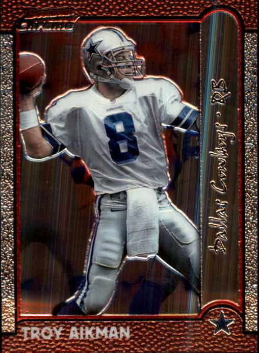 1999 Bowman Chrome #66 Troy Aikman