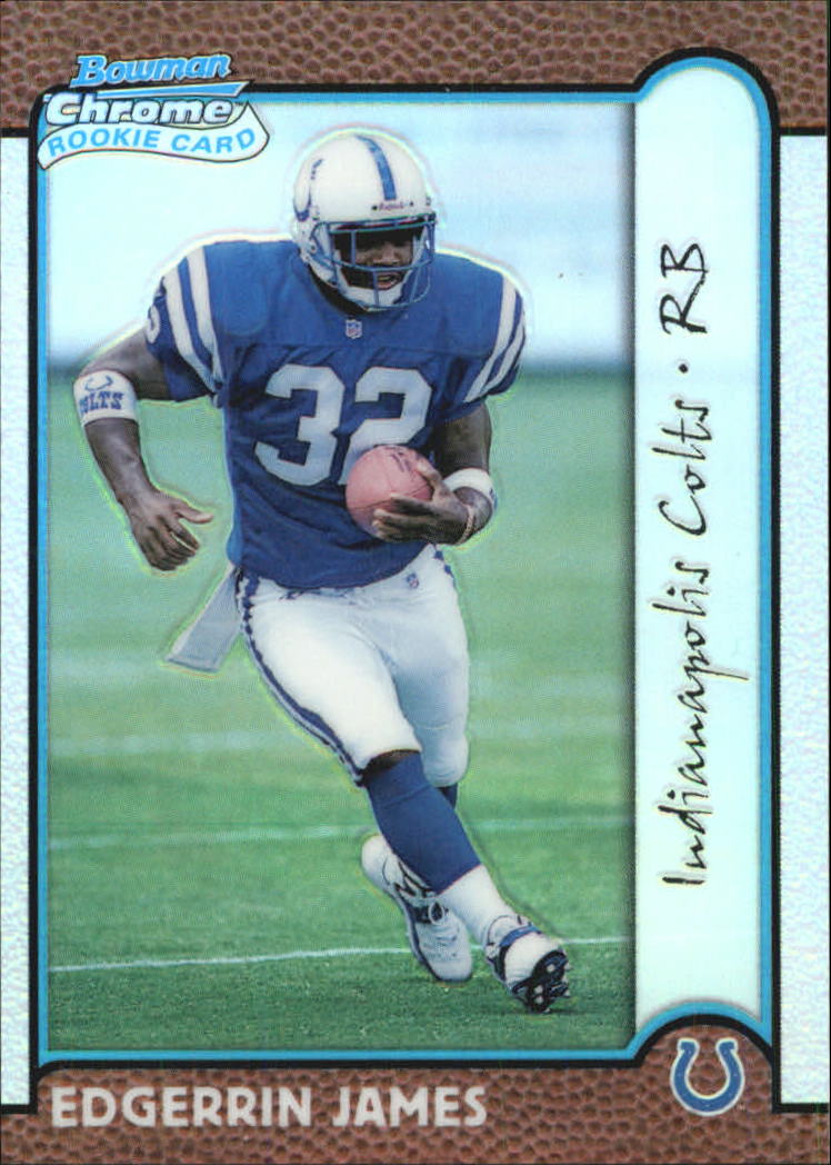 1999 Bowman Chrome Refractors #161 Edgerrin James
