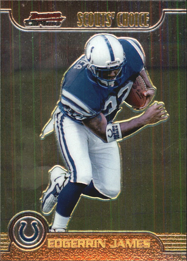 1999 Bowman Chrome Scout's Choice #SC3 Edgerrin James