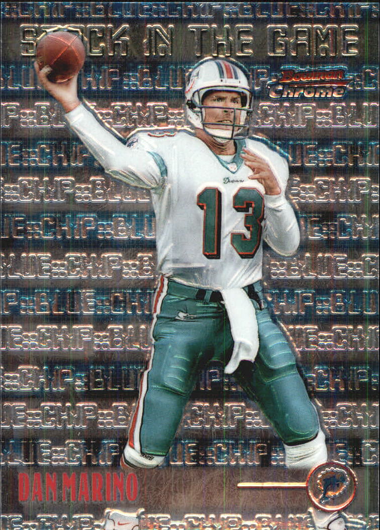 1999 Bowman Chrome Stock in the Game #S13 Dan Marino