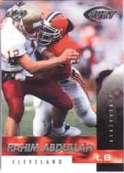 1999 Collector's Edge Advantage #151 Rahim Abdullah RC