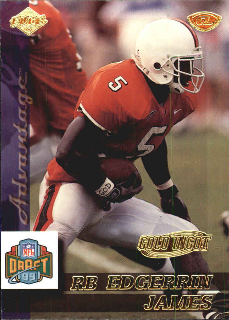 1999 Collector's Edge Advantage Gold Ingot #170 Edgerrin James