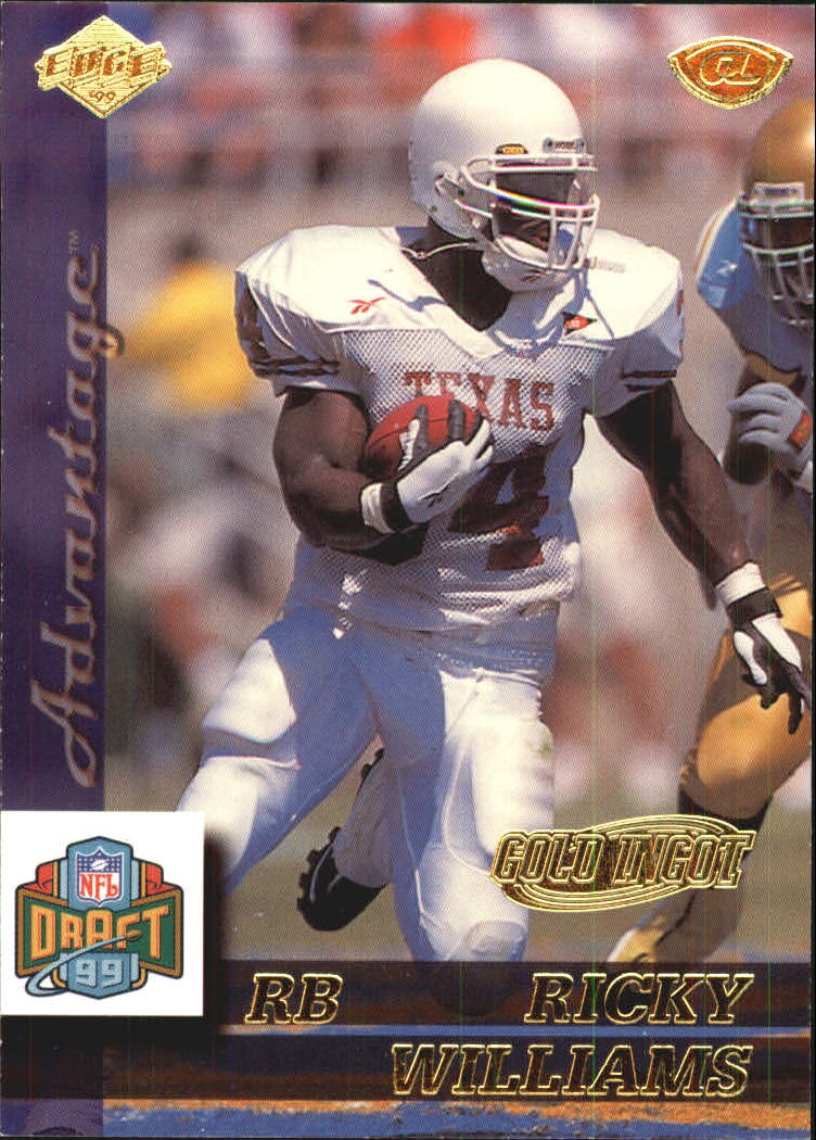 1999 Collector's Edge Advantage Gold Ingot #186 Ricky Williams