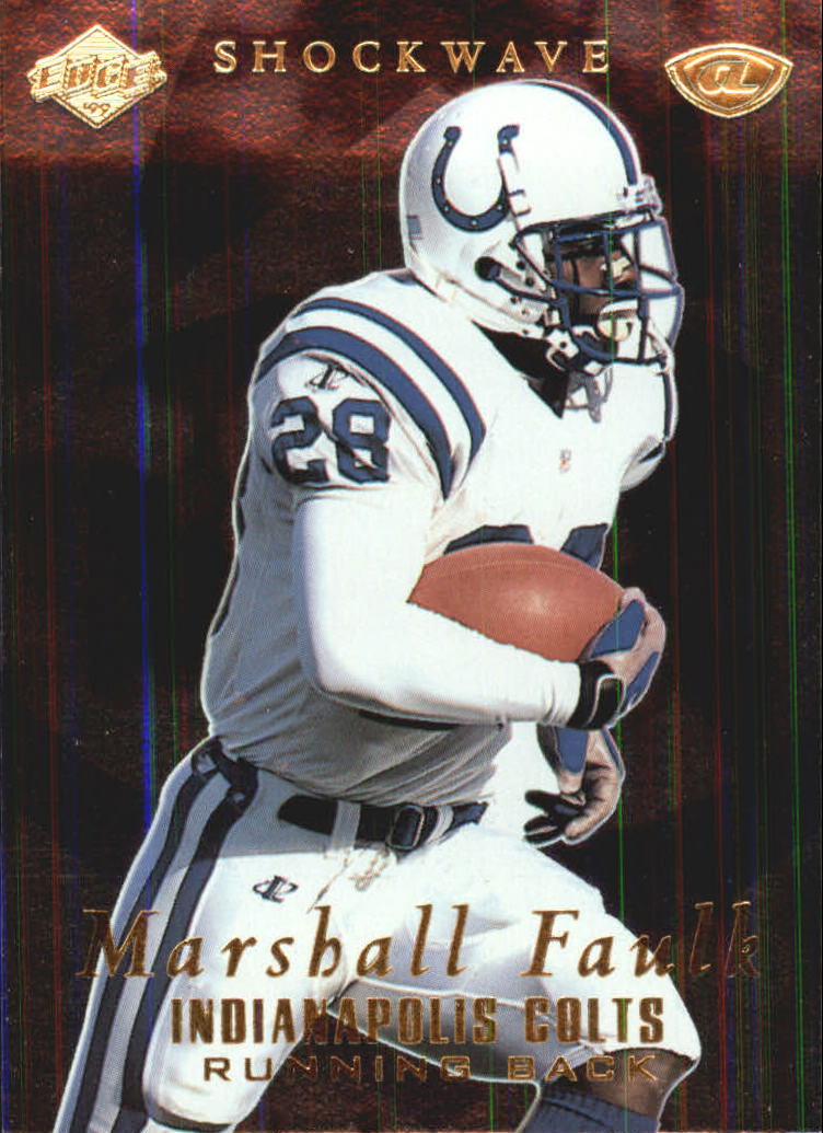 1999 Collector's Edge Advantage Shockwaves #SW6 Marshall Faulk