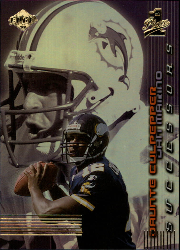 1999 Collector's Edge First Place Successors #S9 D.Culpepper/D.Marino