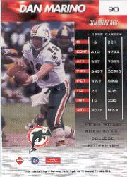 1999 Collector's Edge Fury #90 Dan Marino back image