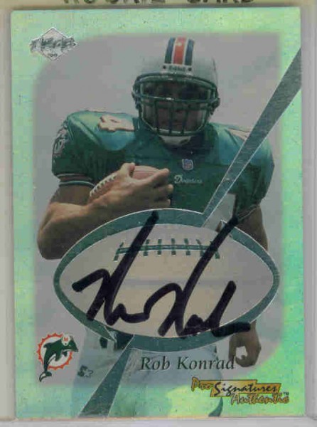 1999 Collector's Edge Odyssey Pro Signature Authentics #14 Rob Konrad/1420