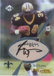 1999 Collector's Edge Odyssey Pro Signature Authentics #18 Ricky Williams/230