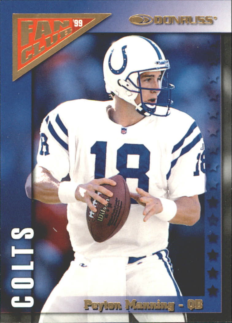 1999 Donruss Fan Club Gold #FC18 Peyton Manning