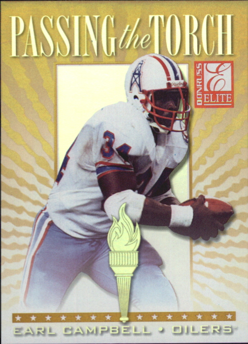 1999 Donruss Elite Passing the Torch #8 Earl Campbell