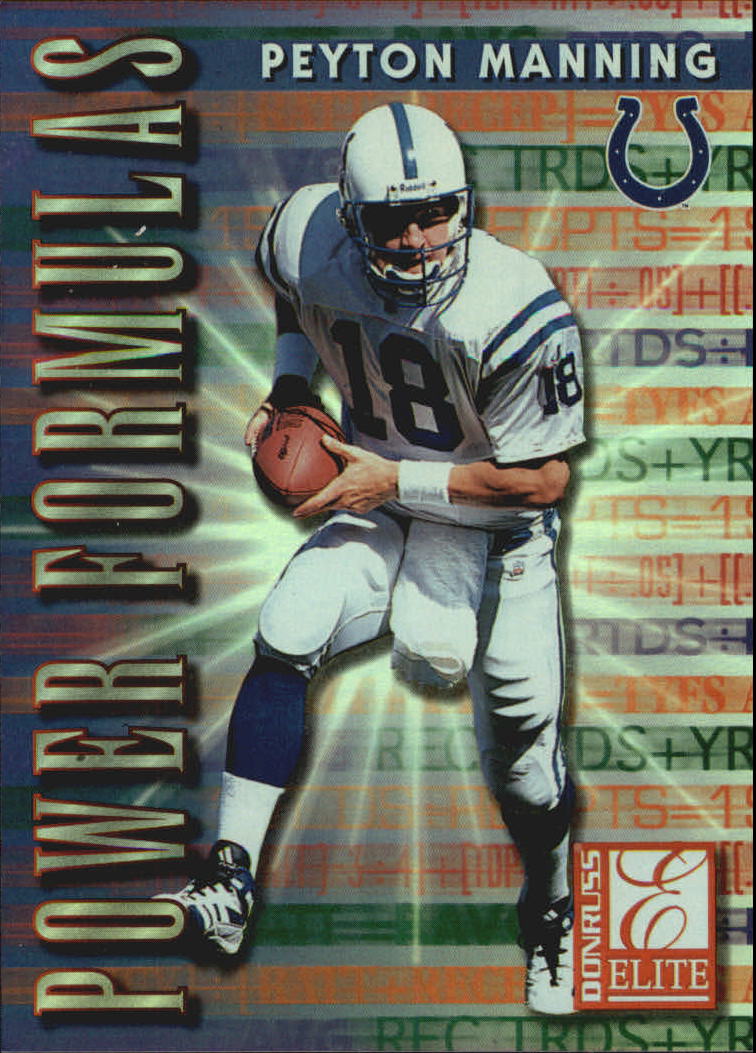 1999 Donruss Elite Power Formulas #6 Peyton Manning