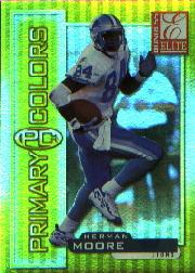 1999 Donruss Elite Primary Colors Yellow #1 Herman Moore