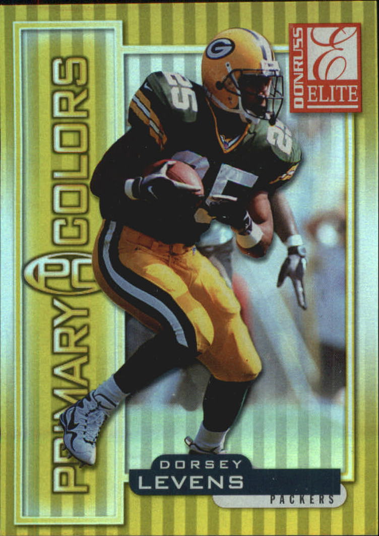 1999 Donruss Elite Primary Colors Yellow #3 Dorsey Levens