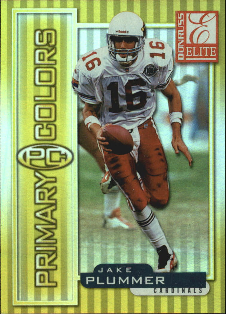 1999 Donruss Elite Primary Colors Yellow #17 Jake Plummer