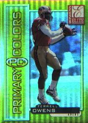 1999 Donruss Elite Primary Colors Yellow #24 Terrell Owens