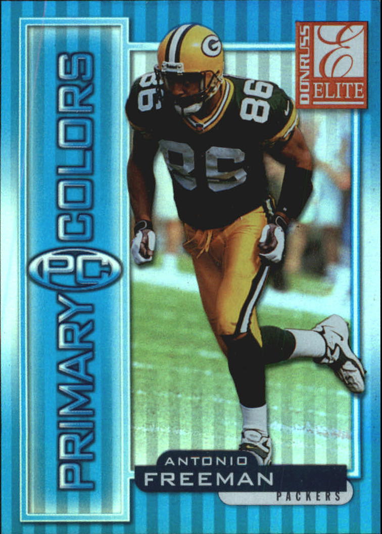 1999 Donruss Elite Primary Colors Blue #20 Antonio Freeman